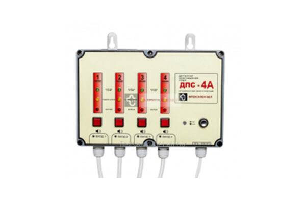 Damage detector stationary four-channel single-level