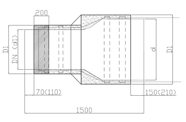 Transition with metal insulation plug - Image 2